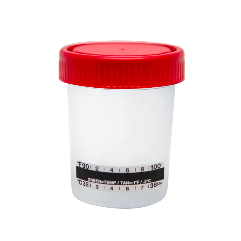 100 ml Specimen Container, With Thermometer, Non-Sterile (3.4 fl oz)